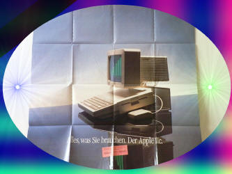German Apple IIc poster "Alles, was Sie brauchen. Der Apple IIc."