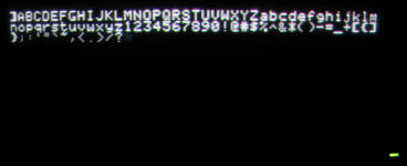 Apple //e 40-column text