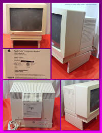 AppleColor Composite Monitor (IIc) with Apple II Monitor Stand
