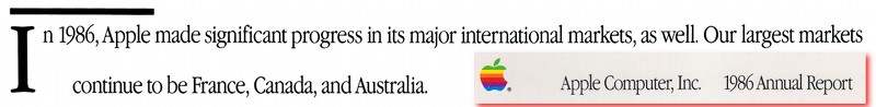 Download PDF >> Apple Computer Inc. 1986 Annual Report
