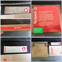 Apple IIc Disk Holder with Apple Access II disks