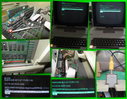 Digicard 80 column screenshots (Apple II Plus)