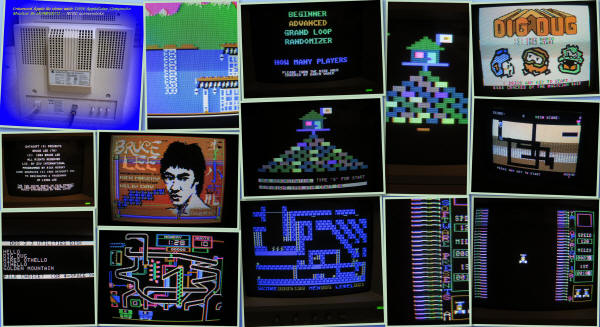 IIe clone NTSC screenshots AppleColor Composite Monitor IIe