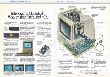 Introducing Macintosh advertisement (June 1984 Popular Computing)