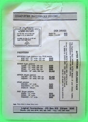 Logical Connections AUSOM Apple II Christmas flyer