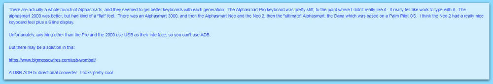P.Touchman on AlphaSmart complete lineup