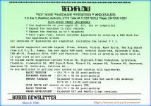 Plus-Works ad - AppleWorks for clones (March 1986 AUSOM News)