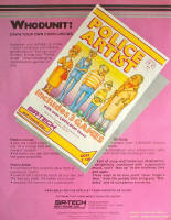 Police Artist ad for Apple II (1983 Sir-Tech Software)
