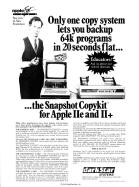 Snapshot Copykit ad - Apple Orchard Nov 1983 (scanned by "Sketch the Cow")