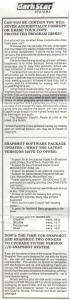 Snapshot software updates 1987