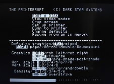 Snapshot Printerrupt v11.0 menu
