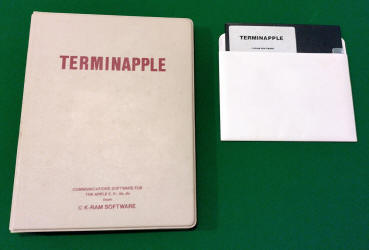 Terminapple original manual & disk