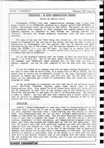 Review of Terminapple (February 1985)